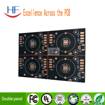 Double Side PCB Board with Black Solder Mask in Shenzhen SMT Mother Board